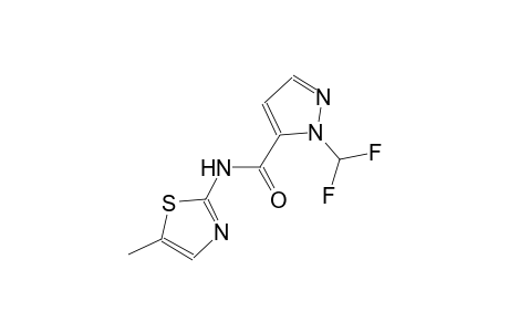 1-(difluoromethyl)-N-(5-methyl-1,3-thiazol-2-yl)-1H-pyrazole-5-carboxamide
