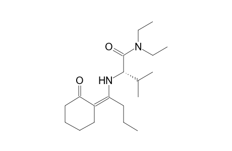 N-[1-(2-Oxocyclohexyldene)butyl]-L-valine diethylamide