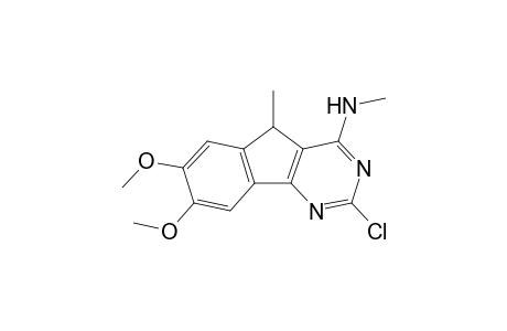 2-Chloro-7,8-dimethoxy-5-methyl-2-N-methylamino-5H-indeno[1,2-d]pyrimidine