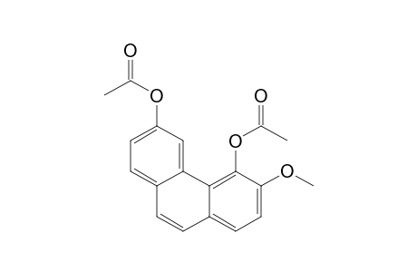 3,5-Phenanthrenediol, 6-methoxy-, diacetate