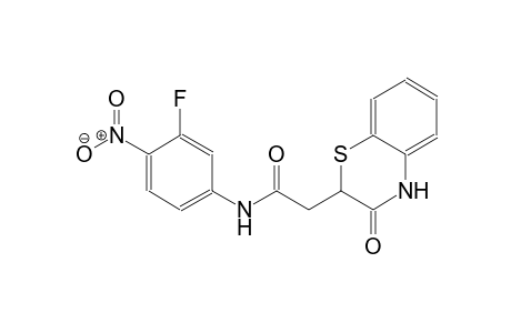 2H-1,4-benzothiazine-2-acetamide, N-(3-fluoro-4-nitrophenyl)-3,4-dihydro-3-oxo-