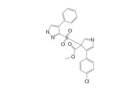 METHYL-3-(4'-PHENYL-1H-PYRAZOL-3'-YLSULFONYL)-4-(PARA-CHLOROPHENYL)-3H-PYRROLE-3-CARBOXYLATE
