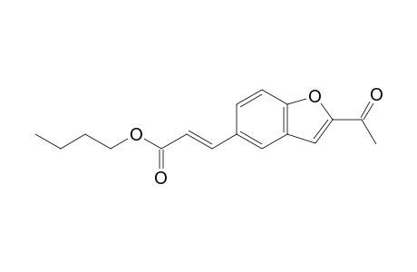 (E)-Butyl-3-(2-acetylbenzofuran-5-yl)acrylate