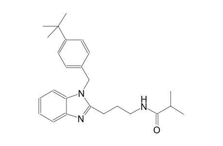 propanamide, N-[3-[1-[[4-(1,1-dimethylethyl)phenyl]methyl]-1H-benzimidazol-2-yl]propyl]-2-methyl-