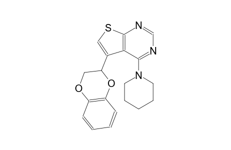 5-(2,3-dihydro-1,4-benzodioxin-3-yl)-4-(1-piperidinyl)thieno[2,3-d]pyrimidine