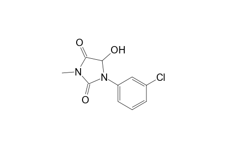 1-(3-Chlorophenyl)-3-methyl-5-oxidanyl-imidazolidine-2,4-dione
