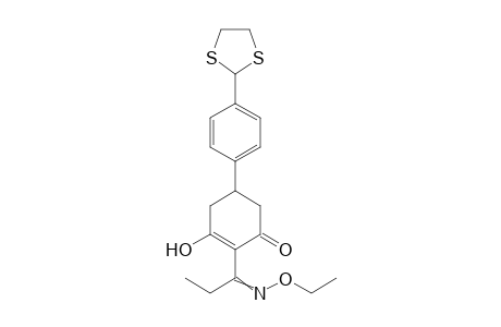 2-Cyclohexen-1-one, 5-[4-(1,3-dithiolan-2-yl)phenyl]-2-[1-(ethoxyimino)propyl]-3-hydroxy-