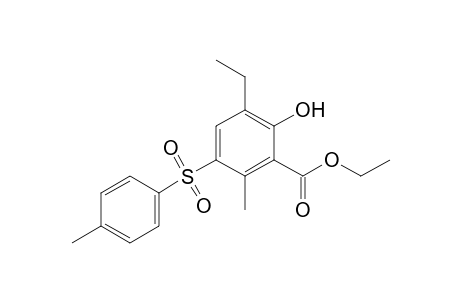 Ethyl 3-Ethyl-2-hydroxy-6-methyl-5-tosylbenzoate