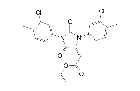 Ethyl (E)-2-[1,3-Bis(3-chloro-4-methylphenyl)-2,5-dioxoimidazolidin-4-ylidene]acetate