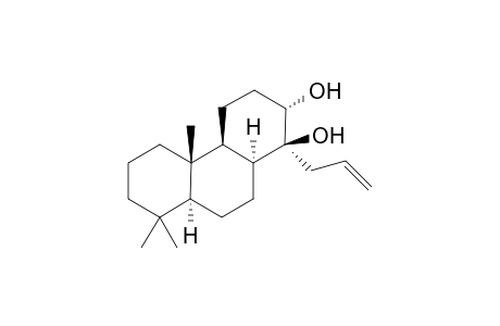 8-epi-15(17-16)abeo-Totaran-13.alpha.,14.beta.-diol