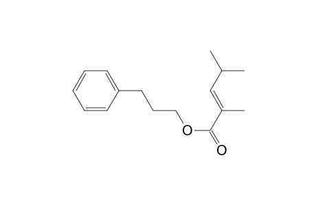 3-Phenylpropyl 2,4-dimethyl-2-pentenoate