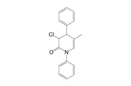 3-Chloro-3,4-dihydro-5-methyl-N,4-diphenyl-2-pyridone