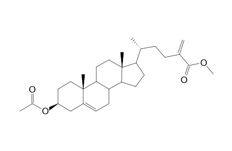 Methyl 3.beta.-Acetoxy-23a-homo-23a-methylene-5-cholen-24-oate