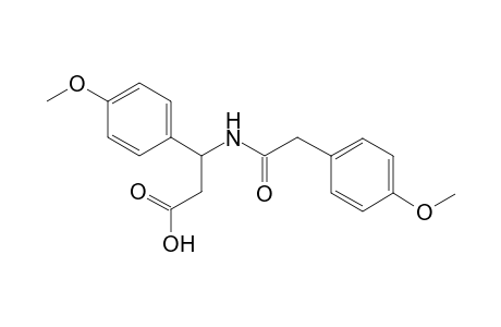 3-(4-Methoxyphenyl)-3-[2-(4-methoxyphenyl)ethanoylamino]propanoic acid