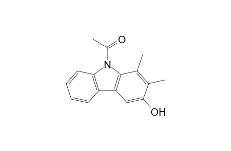 9-Acetyl-1,2-dimethyl-9H-carbazol-3-ol