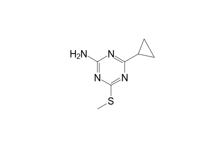 4-Cyclopropyl-6-(methylsulfanyl)-1,3,5-triazin-2-amine