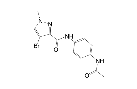 1H-pyrazole-3-carboxamide, N-[4-(acetylamino)phenyl]-4-bromo-1-methyl-