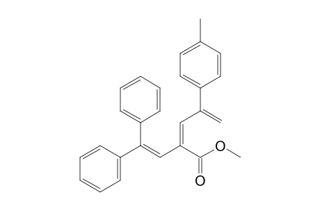 Methyl 2-(2,2-Di(phenyl)ethenyl)-4-(p-methylphenyl)penta-2,4-dienoate