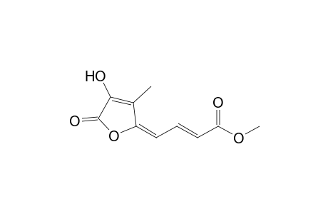 Methyl [2'-oxo-3'-hydroxy-4'-methyl-2',5'-dihydro-5'-furanylidene]but-2-enoate