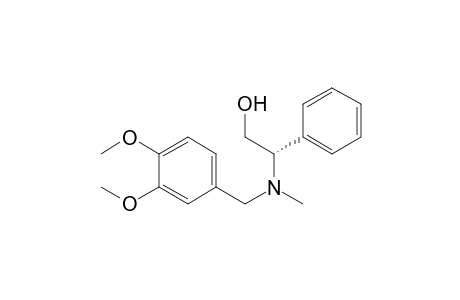 (+)-(2S)-2-[N-(3,4-Dimethoxybenzyl)-N-methyl]amino-2-phenylethanol