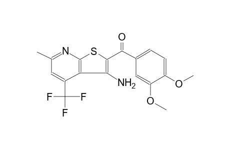 methanone, [3-amino-6-methyl-4-(trifluoromethyl)thieno[2,3-b]pyridin-2-yl](3,4-dimethoxyphenyl)-