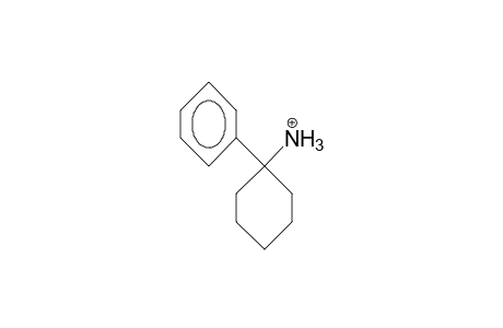 1-Ammonio-1-phenyl-cyclohexane cation