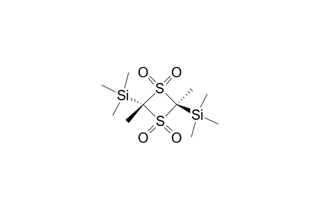 TRANS-2,4-DIMETHYL-2,4-BIS-(TRIMETHYLSILYL)-1,3-DITHIAN-1,1,3,3-TETROXIDE