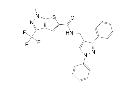 1H-thieno[2,3-c]pyrazole-5-carboxamide, N-[(1,3-diphenyl-1H-pyrazol-4-yl)methyl]-1-methyl-3-(trifluoromethyl)-