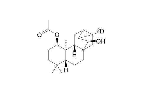 ent-1.beta.-acetoxy-14R-hydroxy-16-deuterio-17-norchylobane