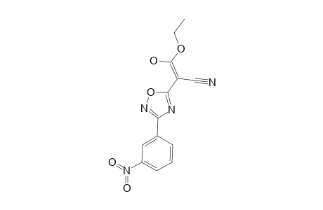 ETHYL-2-[3-(3-NITROPHENYL)-1,2,4-OXADIAZOL-5-YL]-2-CYANOACETATE