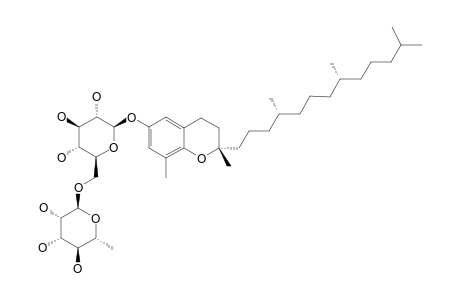 DELTA-TOCOPHERYL-6-O-(ALPHA-L-RHAMNOPYRANOSYL)-BETA-D-GLUCOPYRANOSIDE