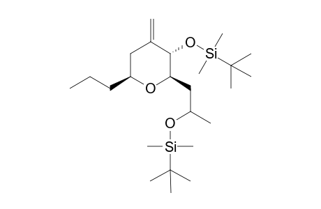 3-{[tert-Butyl(dimethyl)silyl]oxy}-2-[2-{[tert-butyl(dimethyl)silyl]oxy}propyl-4-methylene-6-propyltetrahydro-2H-pyran