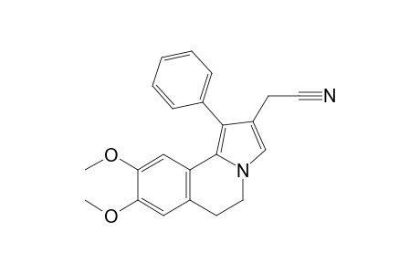 2-Cyanomethyl-5,6-dihydro-8,9-dimethoxy-1-phenylpyrrolo[2,1-a]isoquinoline