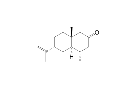 2(1H)-Naphthalenone, octahydro-4,8a-dimethyl-6-(1-methylethenyl)-, [4S-(4.alpha.,4a.beta.,6.alpha.,8a.beta.)]-