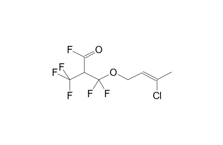 3-CHLORO-2Z-BUTENYL 2-FLUOROCARBONYL-2H-PENTAFLUOROPROPYL ETHER