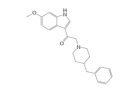 2-(4-benzyl-1-piperidinyl)-1-(6-methoxy-1H-indol-3-yl)ethanone