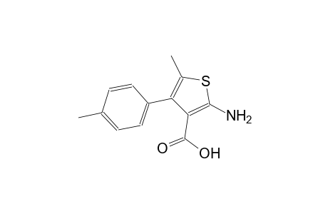 2-amino-5-methyl-4-(4-methylphenyl)-3-thiophenecarboxylic acid