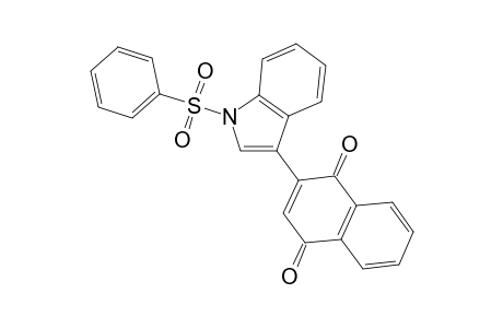 2-[1-(phenylsulfonyl)-3-indolyl]-1,4-naphthoquinone