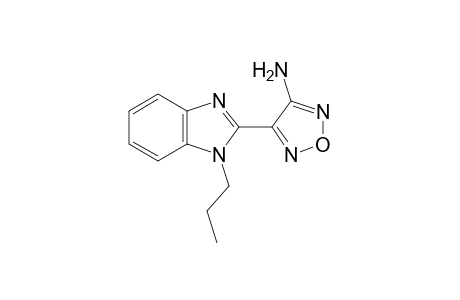 4-(1-Propyl-1H-benzimidazol-2-yl)-1,2,5-oxadiazol-3-amine