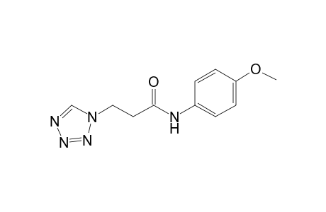 1H-1,2,3,4-Tetrazole-1-propanamide, N-(4-methoxyphenyl)-