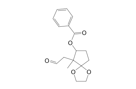 3,3-ETHYLENEDIOXY-2-METHYL-2-(2'-OXOETHYL)-CYCLOPENT-1-YL-BENZOATE;MAJOR-EPIMER