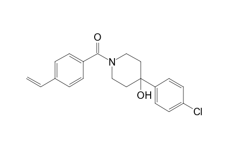 4-(p-Chlorophenyl)-4-hydroxy-N-(4'-ethenylbenzoyl)piperidine