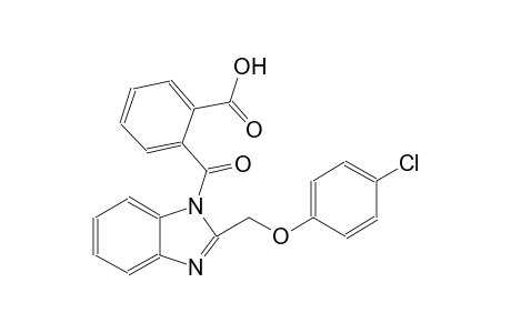 benzoic acid, 2-[[2-[(4-chlorophenoxy)methyl]-1H-benzimidazol-1-yl]carbonyl]-