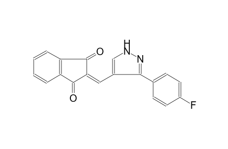 1H-indene-1,3(2H)-dione, 2-[[3-(4-fluorophenyl)-1H-pyrazol-4-yl]methylene]-