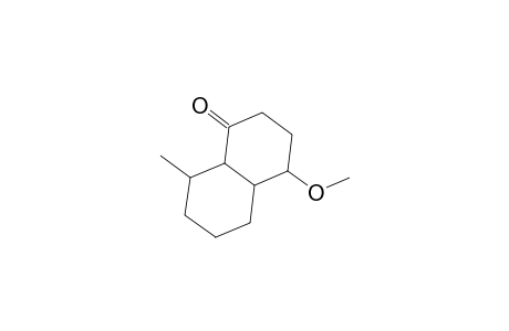 1(2H)-Naphthalenone, octahydro-4-methoxy-8-methyl-