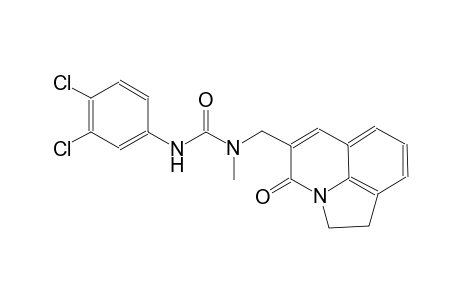 urea, N'-(3,4-dichlorophenyl)-N-[(1,2-dihydro-4-oxo-4H-pyrrolo[3,2,1-ij]quinolin-5-yl)methyl]-N-methyl-