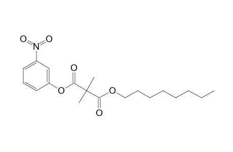 Dimethylmalonic acid, 3-nitrophenyl octyl ester