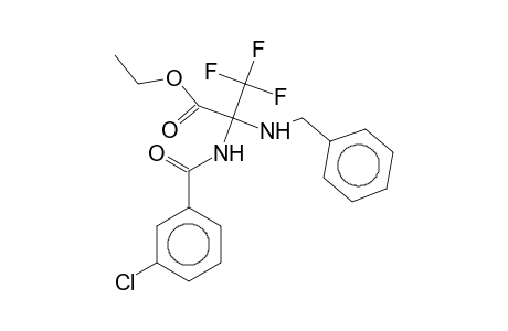 Ethyl 2-(benzylamino)-2-[(3-chlorobenzoyl)amino]-3,3,3-trifluoropropanoate
