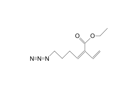 3-Carbethoxy-7-azido-hepta-1,3(Z)-diene
