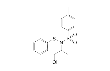 N-(1-Hydroxybut-3-en-2-yl)-4-methyl-N-(phenylthio)benzenesulfonamide